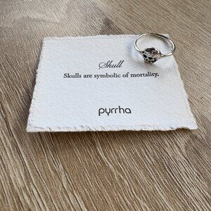 PYRRHA Skull Sterling Silver Ring
